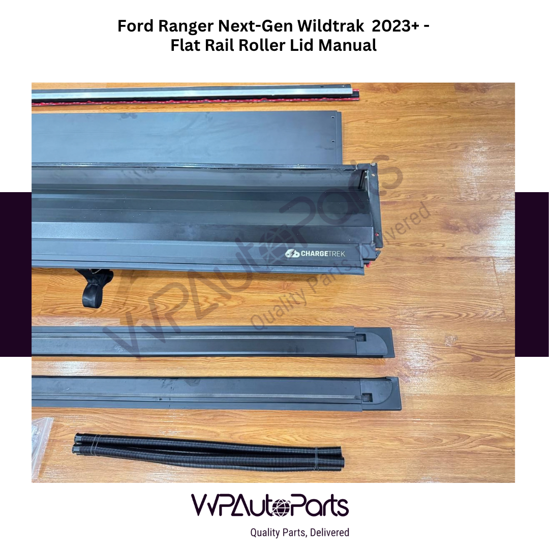 Ford Ranger Next-Gen Wildtrak 2023+ Flat Rail Roller Lid Chargetrek Brand