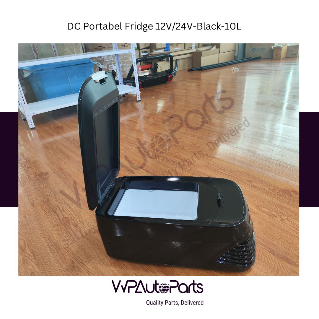 Universal Fit DC Portable Fridge 12V/24V-Black-10L