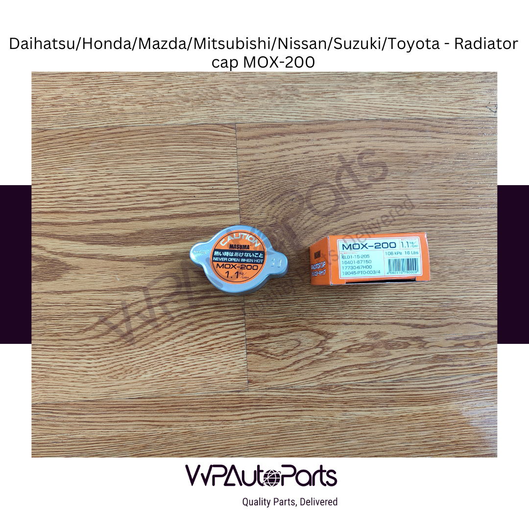 Masuma Daihatsu Boon, Honda Inspire, Toyota Mark II, Mazda Mazda 6, Mitsubishi Outlander, Nissan Clipper And Suzuki Carry Radiator cap MOX-200