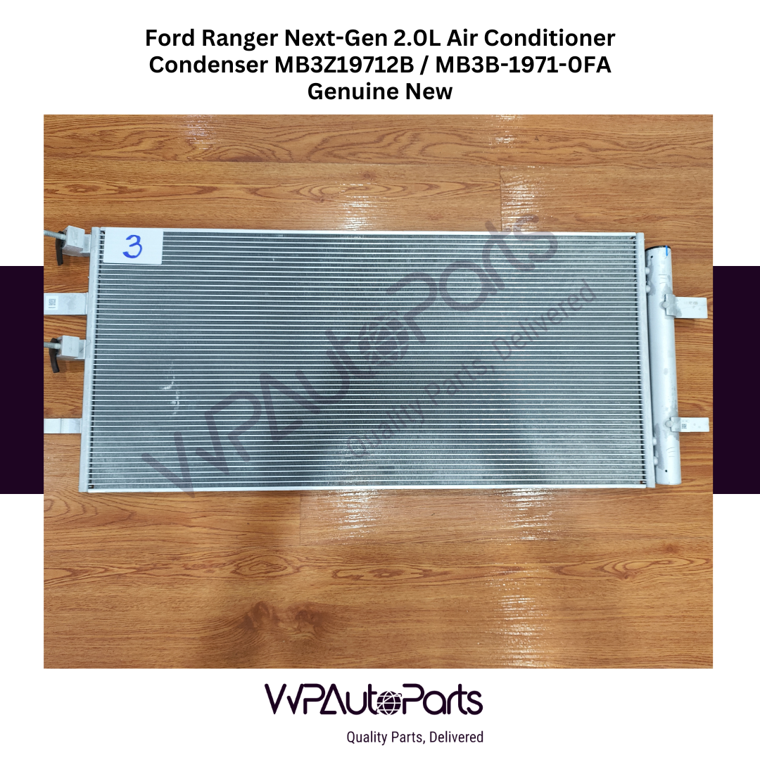 Ford Ranger Next-Gen 2.0L Air Conditioner Condenser MB3Z19712B / MB3B-1971-0FA Genuine New
