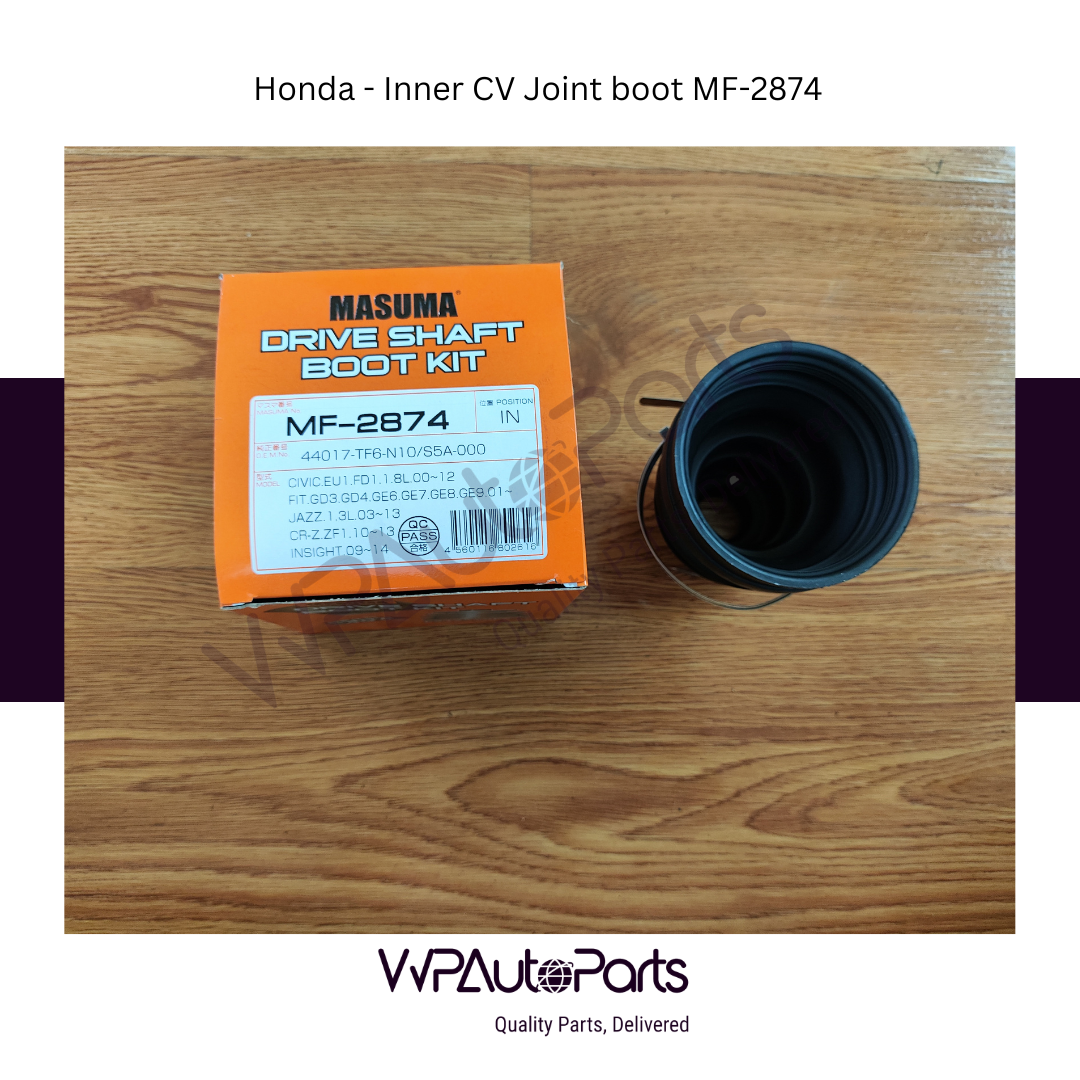 Masuma Honda Fit And Honda Insight Inner CV Joint boot MF-2874 44017-S5A-000