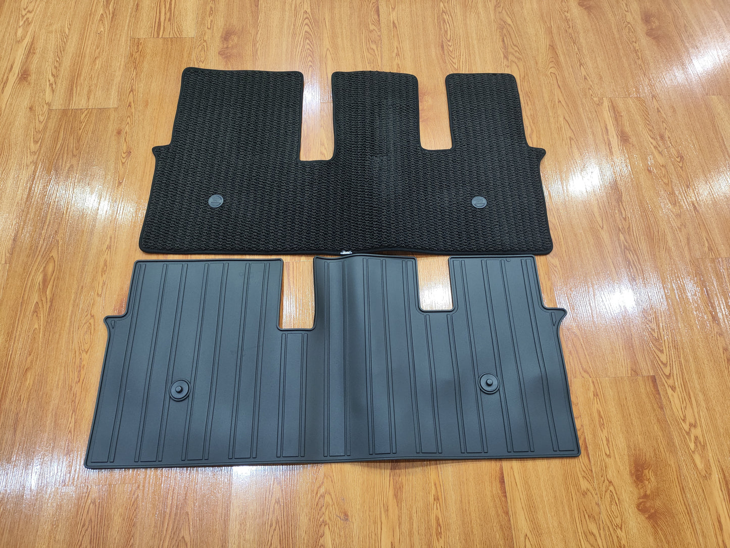 Lexus LX570 (2013-2022) And Land Cruiser LC 200 (2008-2021) 3 Row Floor Mat Double-Layer