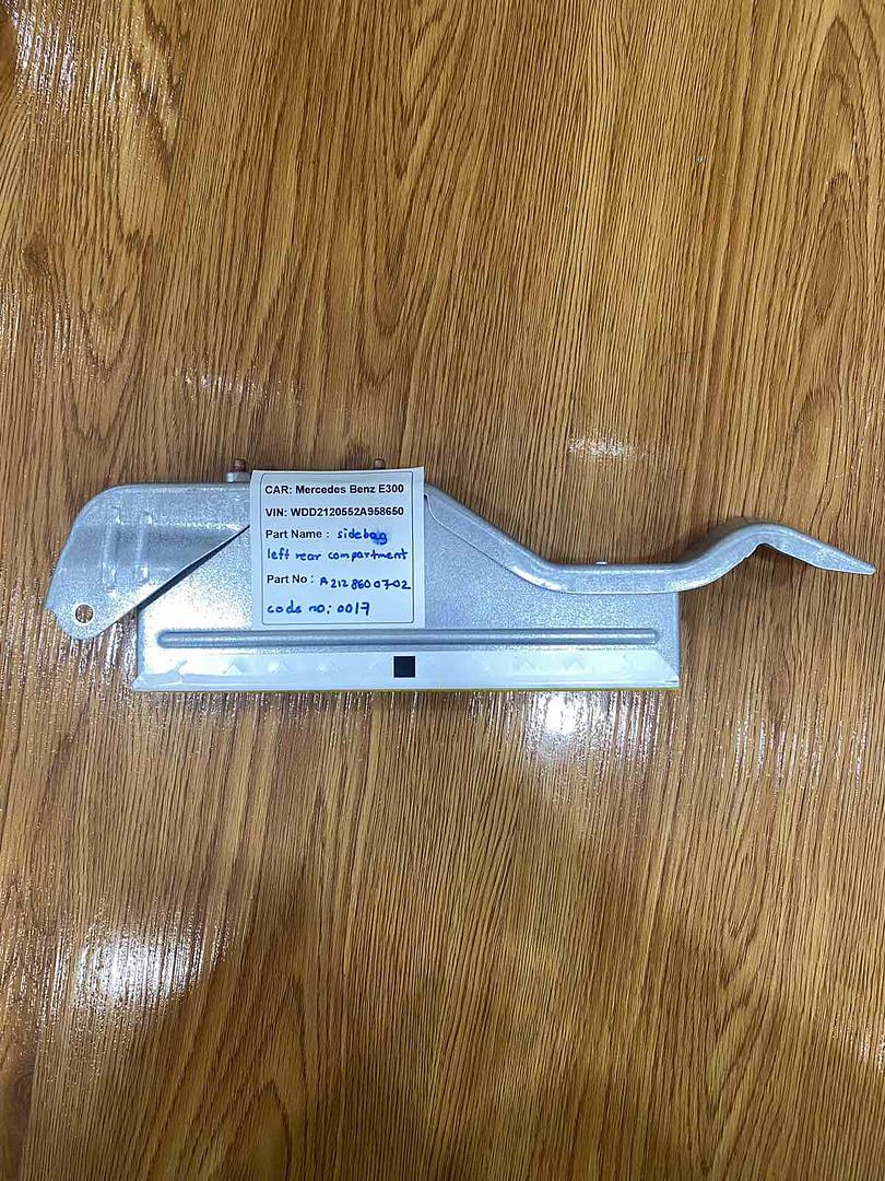 Mercedes-Benz E300 2014 W212 Sidebag Left Rear Compartment - A2128600702