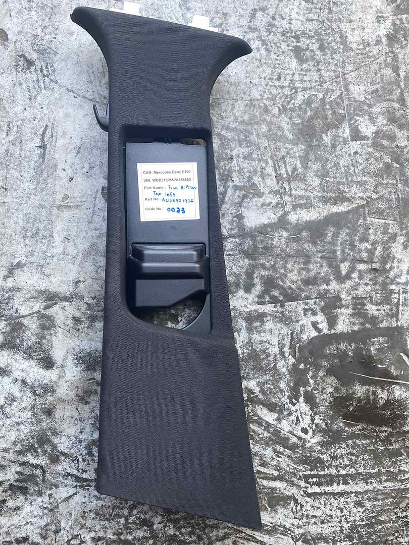 Mercedes-Benz E300 2014 W212 Trim B-Pillar Top left (used) - A2126901926