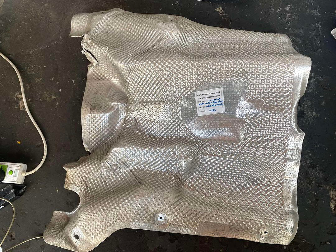 Mercedes-Benz E300 2014 W212 Screening Plate Below Fuel Tank (used) - A2124700247