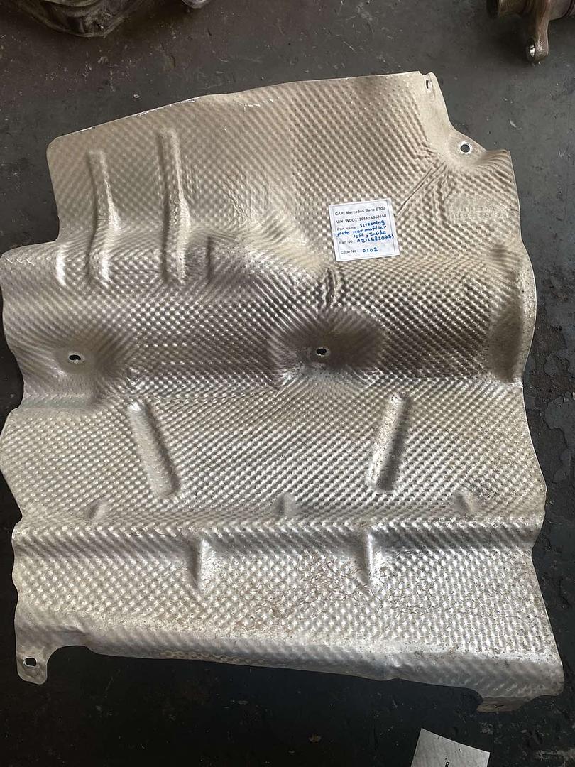 Mercedes-Benz E300 2014 W212 Screening Plate Rear Muffler Left Inside (used) - A2126820771