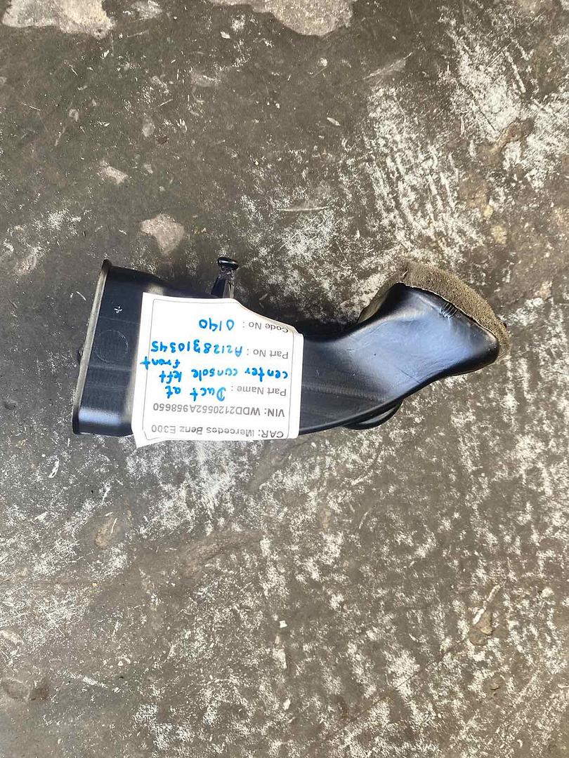 Mercedes-Benz E300 2014 W212 Air Duct At Center Console Left Front (used) - A2128310345