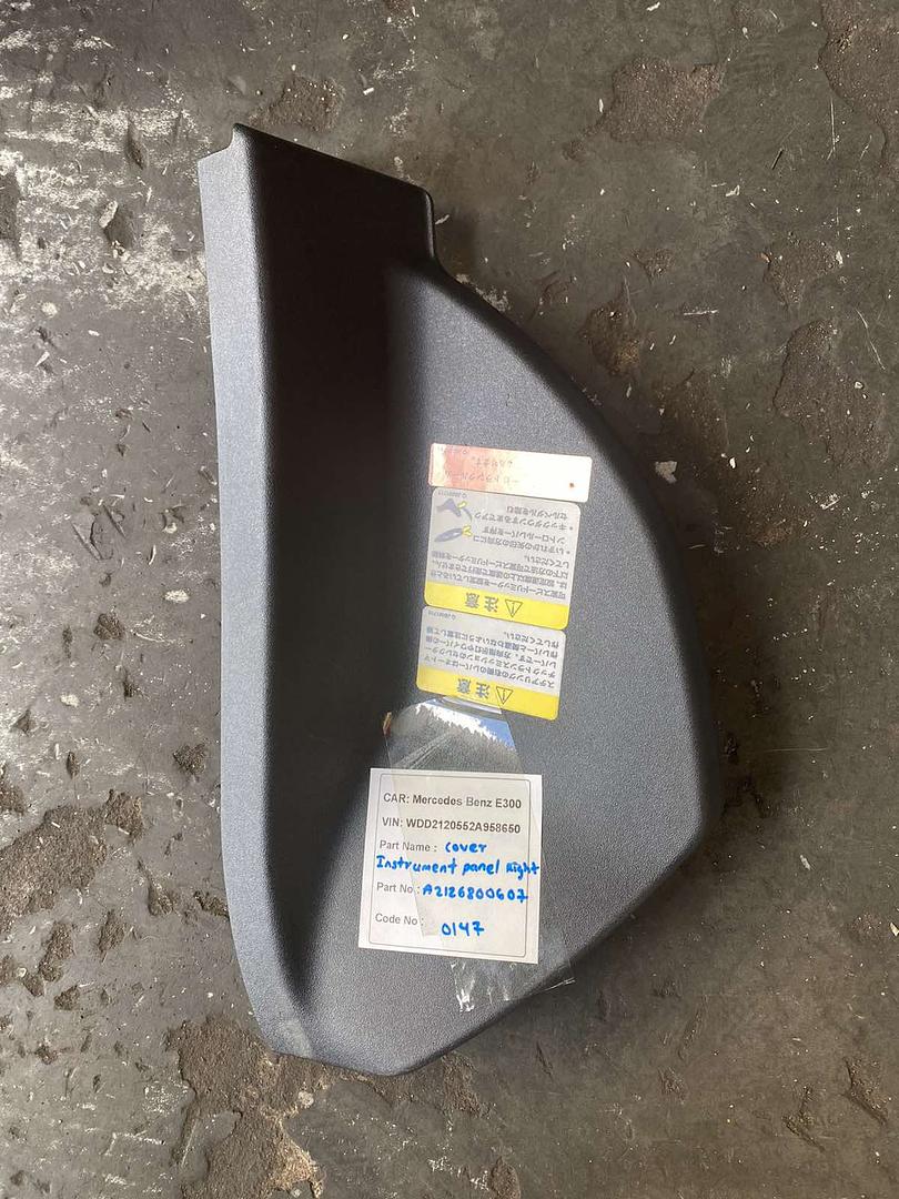 Mercedes-Benz E300 2014 W212 Cover Instrument Panel Right (used) - A2126800607