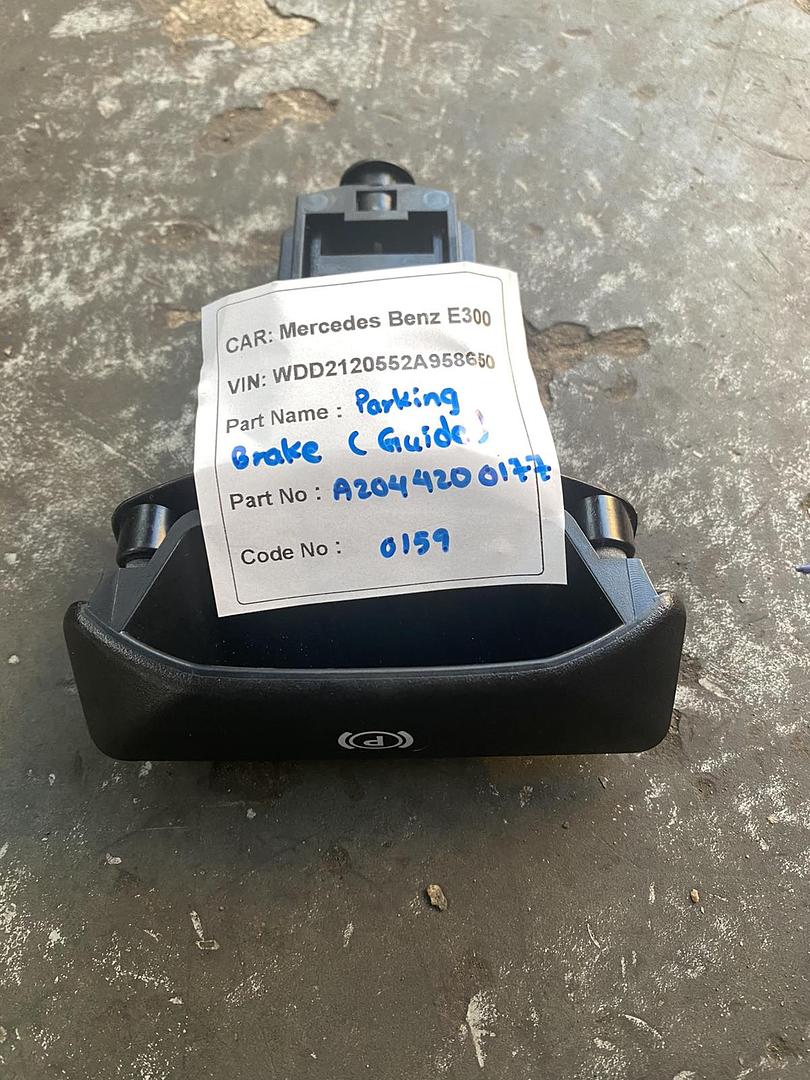 Mercedes-Benz E300 2014 W212 Parking Brake Guide (used) - A2044200177
