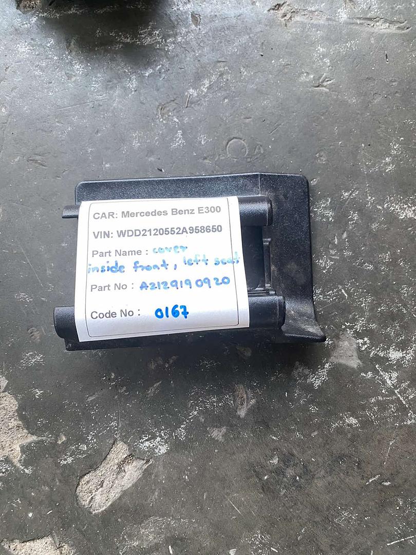 Mercedes-Benz E300 2014 W212 Cover Inside Front Left Seat (used) - A2129190920