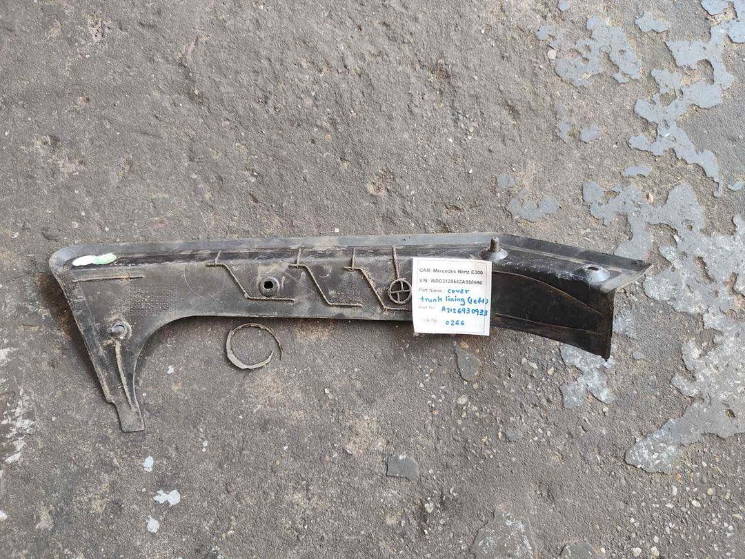 Mercedes-Benz E300 2014 W212 Cover Trunk Lining Left (used) - A2126930933