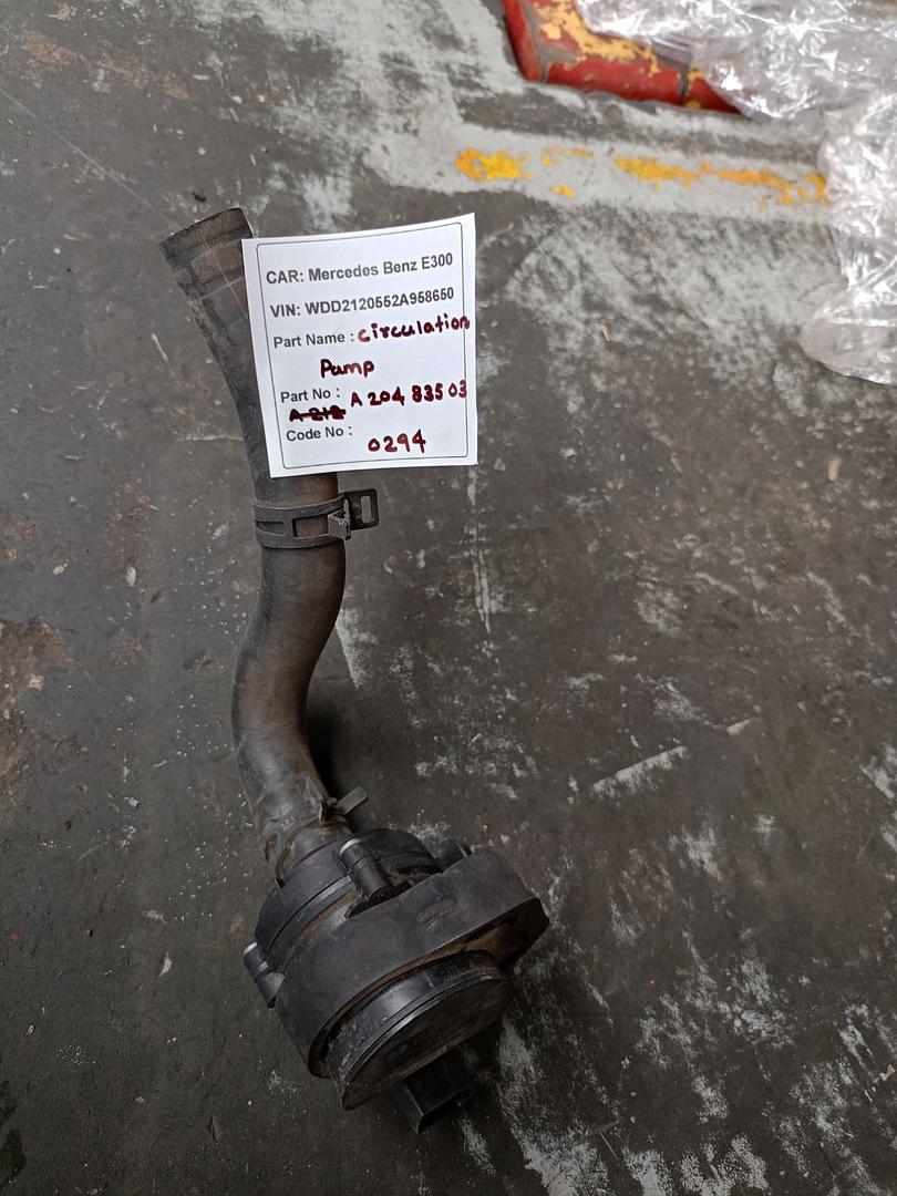 Mercedes-Benz E300 2014 W212 Auxiliary Water Pump (used) - A2048350364