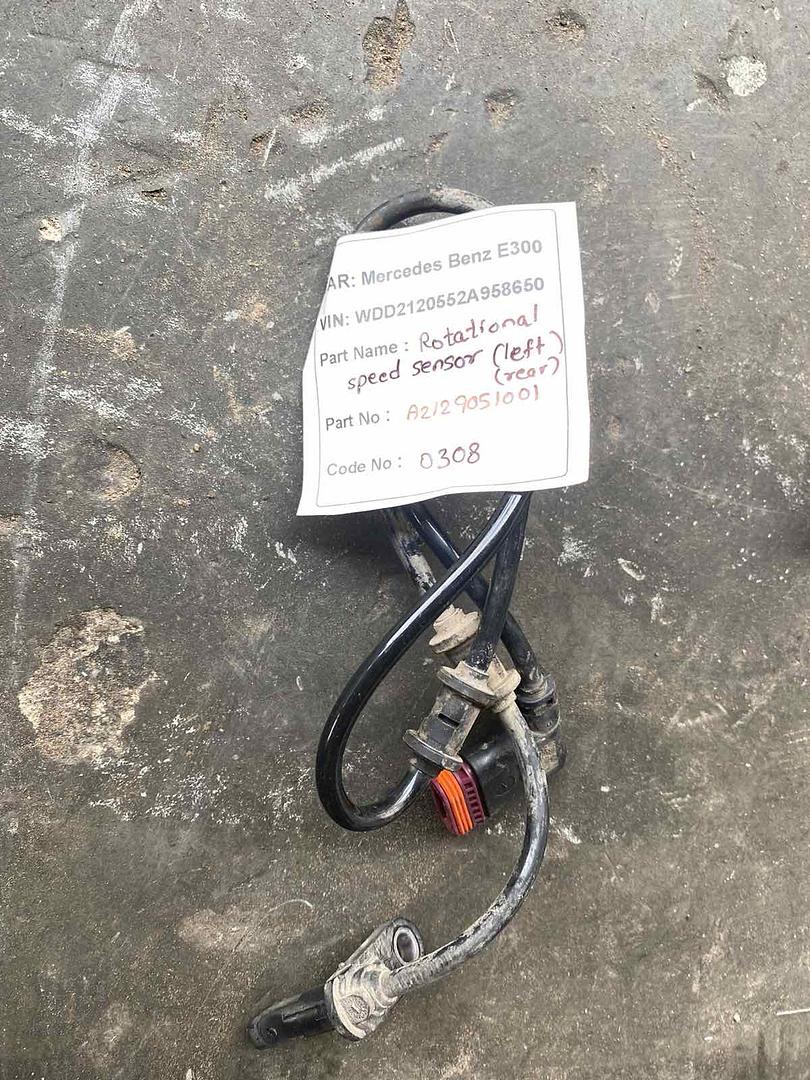 Mercedes-Benz E300 2014 W212 Rotational Speed Sensor Left Rear (used) - A2129051001