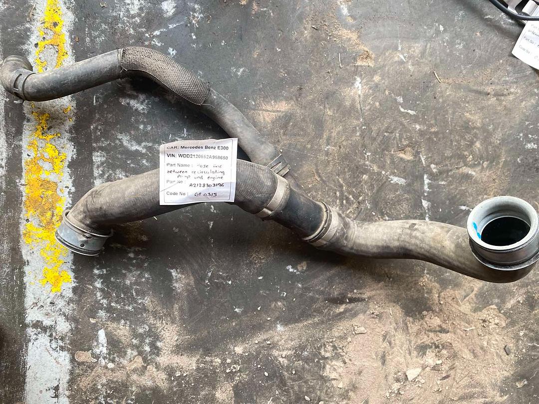 Mercedes-Benz E300 2014 W212 Hose Line Between Recirculating Pump And Engine (used) - A2128303196