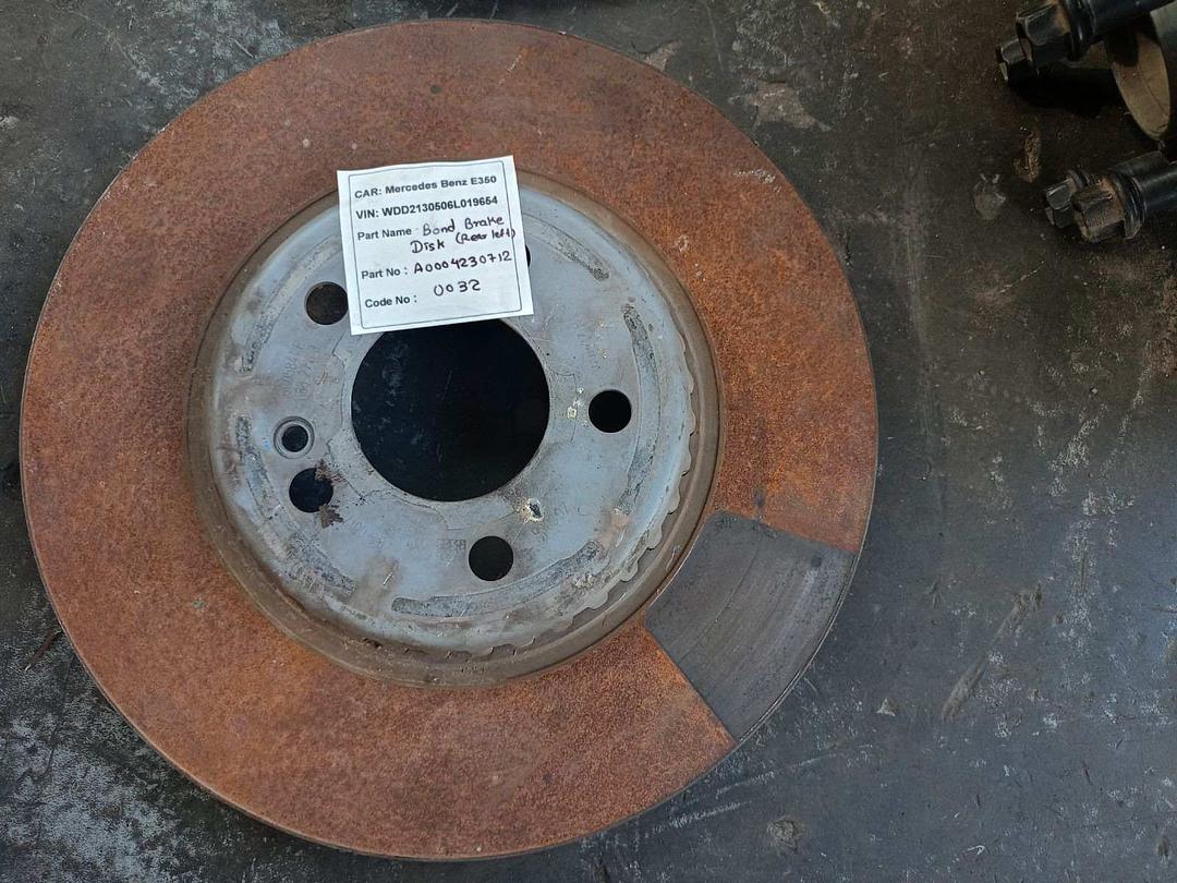 Mercedes-Benz E350 2018 W213 Disc Brake Rotor Rear(used) - A0004230712