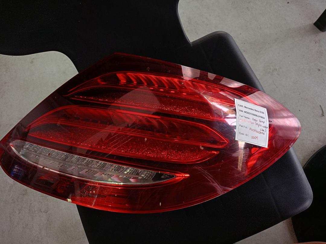 Mercedes-Benz E350 2018 W213 Rear Lamp Right Outer Side (used) - A2139068000