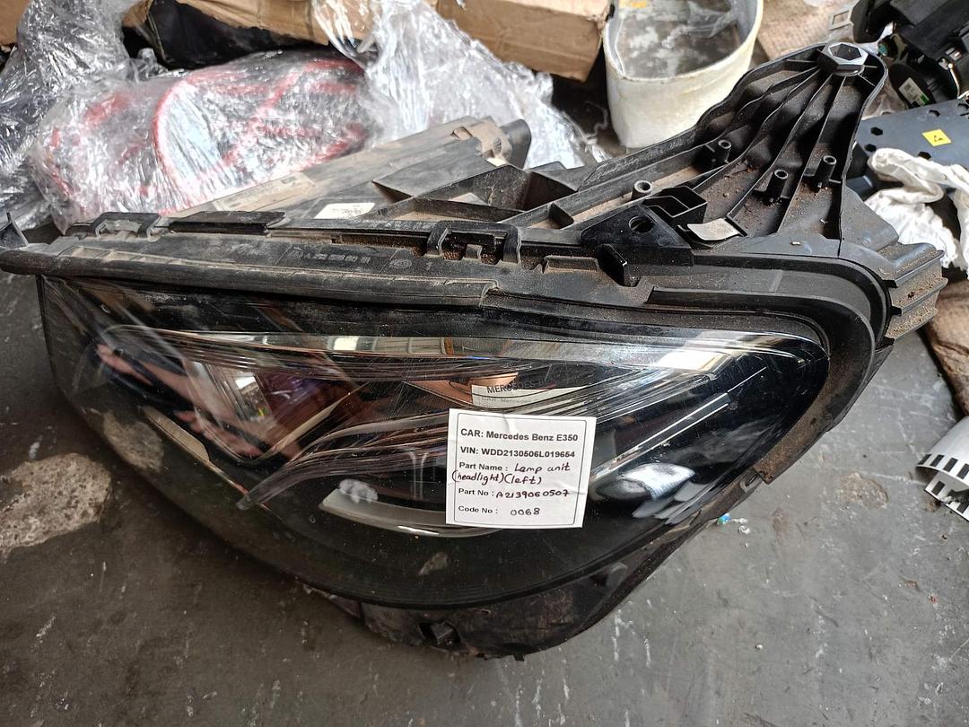 Mercedes-Benz E350 2018 W213 Lamp Unit Headlight Left (used) - A2139060507