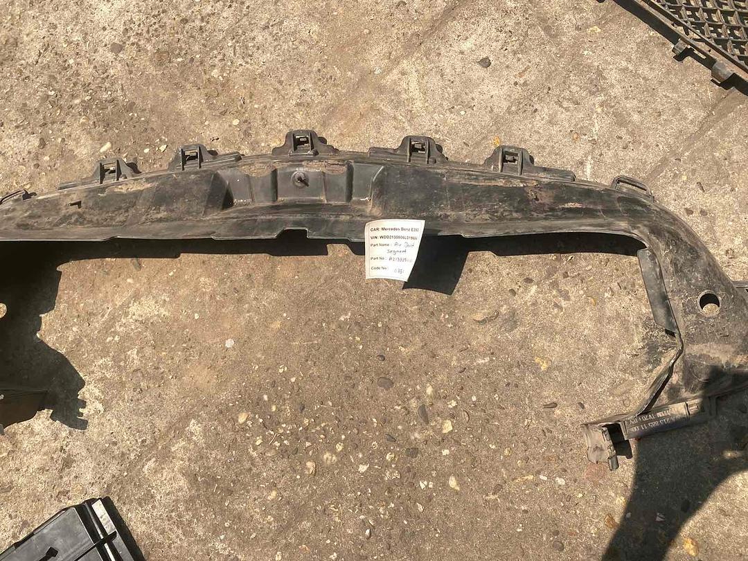 Mercedes-Benz E350 2018 W213 Front Lower Radiator Air Duct Deflector (used) - A2138851100