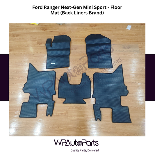 Ford Ranger Next-Gen Mini Sport Floor Mat Single Layer Back Liners Brand
