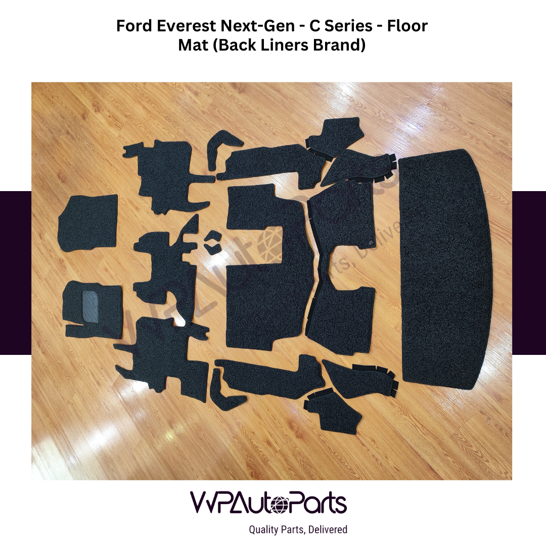 Ford Everest Next-Gen C Series  Floor Mat Single Layer Back Liners Brand