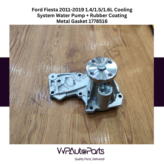 Ford Fiesta 2011-2019 1.4/1.5/1.6L Cooling System Water Pump + Rubber Coating Metal Gasket 1778516 N-TEK Brand