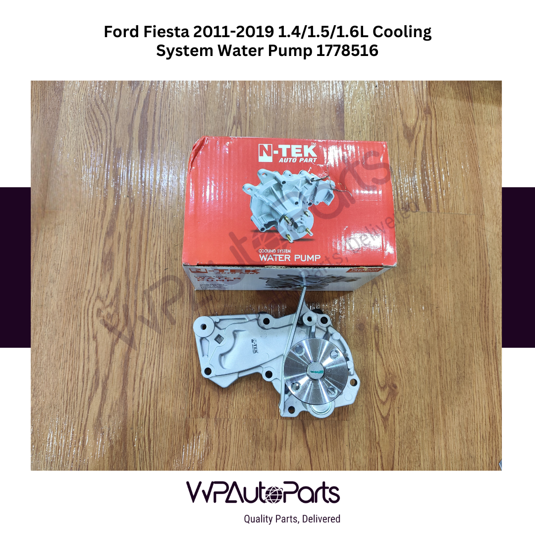 Ford Fiesta 2011-2019 1.4/1.5/1.6L Cooling System Water Pump + Rubber Coating Metal Gasket 1778516 N-TEK Brand