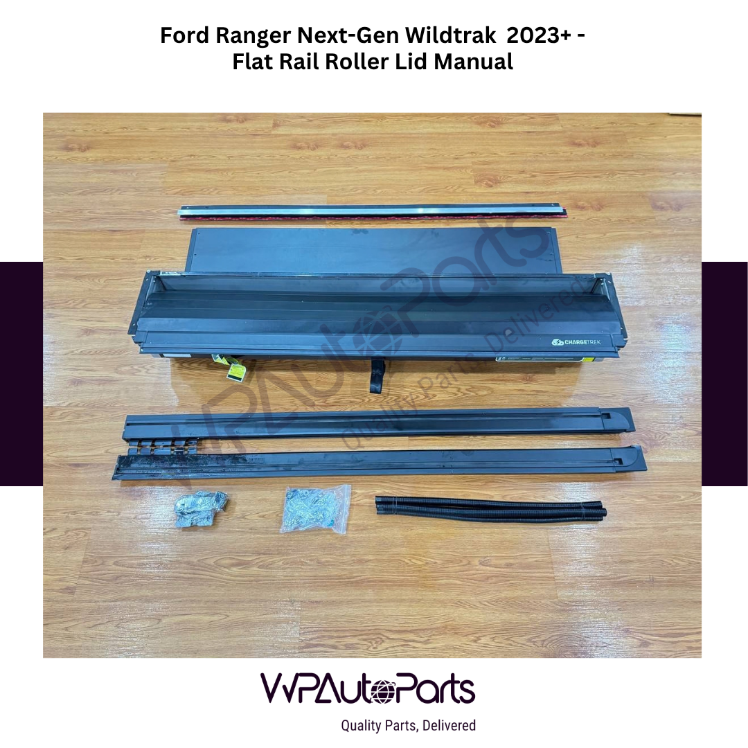 Ford Ranger Next-Gen Wildtrak 2023+ Flat Rail Roller Lid Chargetrek Brand