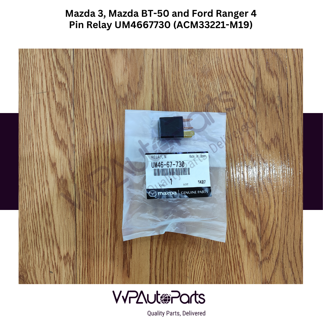 Mazda 3, Mazda BT-50 and Ford Ranger 4 Pin Relay UM4667730 (ACM33221-M19)
