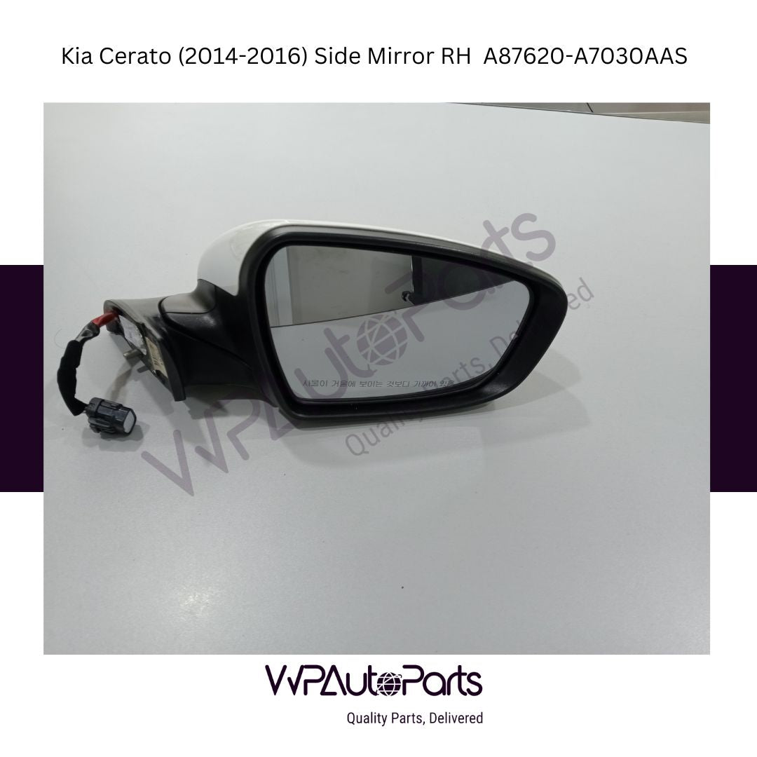 Kia Cerato (2014-2016) Side Mirror RH (used)  A87620-A7030AAS