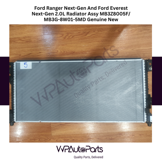 Ford Ranger Next-Gen And Ford Everest Next-Gen 2.0L Radiator Assy MB3Z8005F/ MB3G-8W01-5MD Genuine New