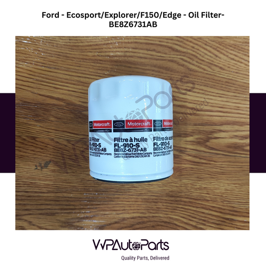 Ford EcoSport, Ford Explorer, Ford Edge And Ford F150 Engine Oil Filter BE8Z6731AB
