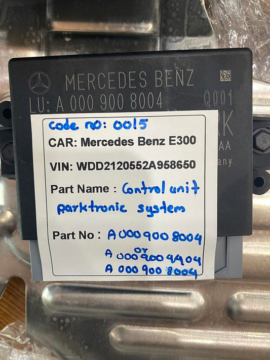 Mercedes-Benz E300 2014 W212 Control Unit Parktronic System (used) - A0009008004