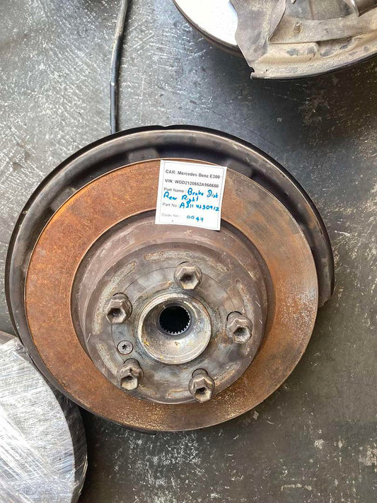 Mercedes-Benz E300 2014 W212 Brake Rotor Disc Rear Right (used) - A2114230912