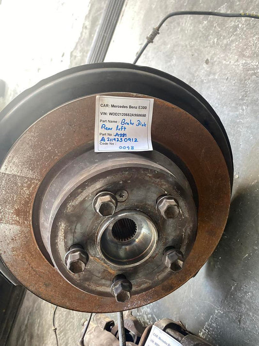 Mercedes-Benz E300 2014 W212 Brake Rotor Disc Rear Left (used) - A2114230912