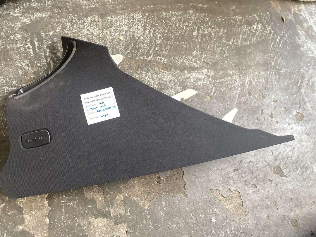 Mercedes-Benz E300 2014 W212 Trim C-Pillar Left (used) - A2126900725