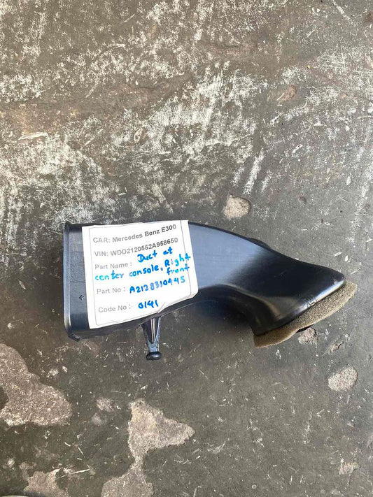 Mercedes-Benz E300 2014 W212 Air Duct At Center Console Right Front (used) - A2128310445