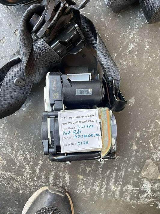 Mercedes-Benz E300 2014 W212 Front left Seat Belt (used) - A2128600786