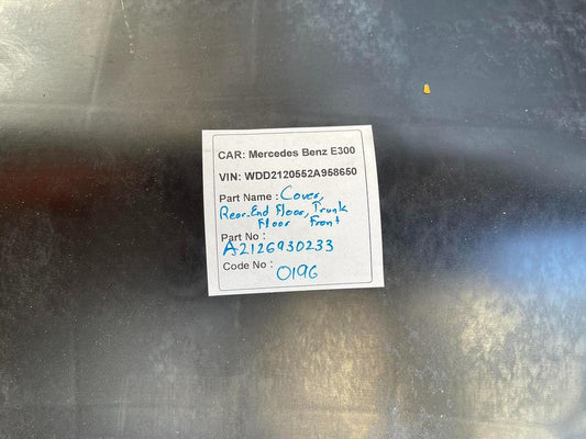 Mercedes-Benz E300 2014 W212 Truck Floor Cover Trim (used) - A2126930233