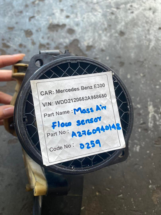 Mercedes-Benz E300 2014 W212 Mass Air Flow Sensor (used) - A2760940148