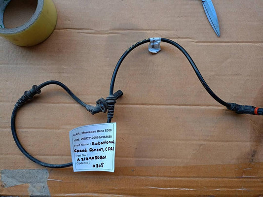 Mercedes-Benz E300 2014 W212 Rotational Speed Sensor Front Right (used) - A2129050801