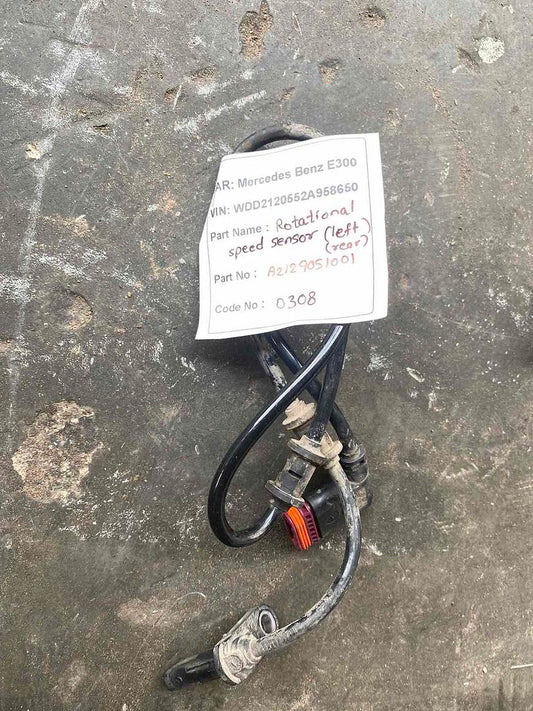 Mercedes-Benz E300 2014 W212 Rotational Speed Sensor Left Rear (used) - A2129051001