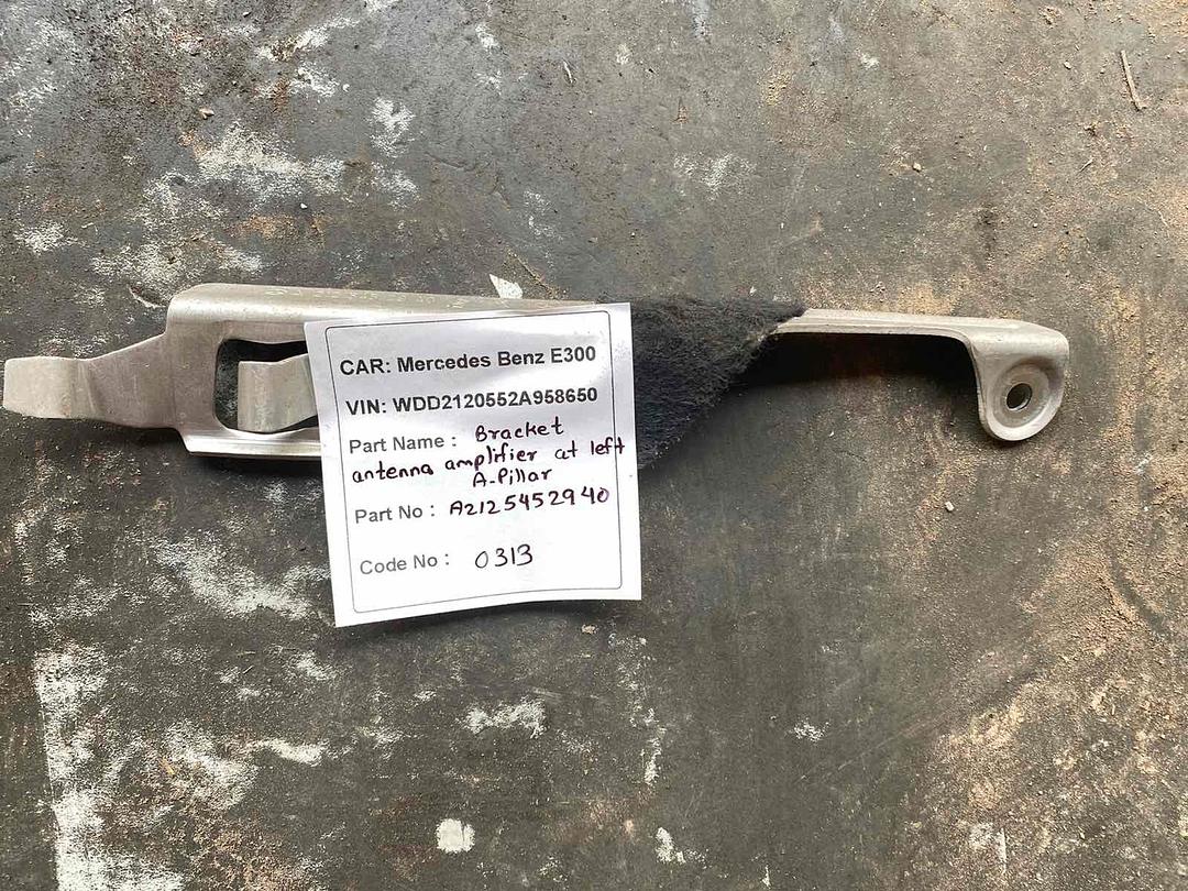 Mercedes-Benz E300 2014 W212 Bracket Antenna Amplifier At Left A-Pillar (used) - A2125452940