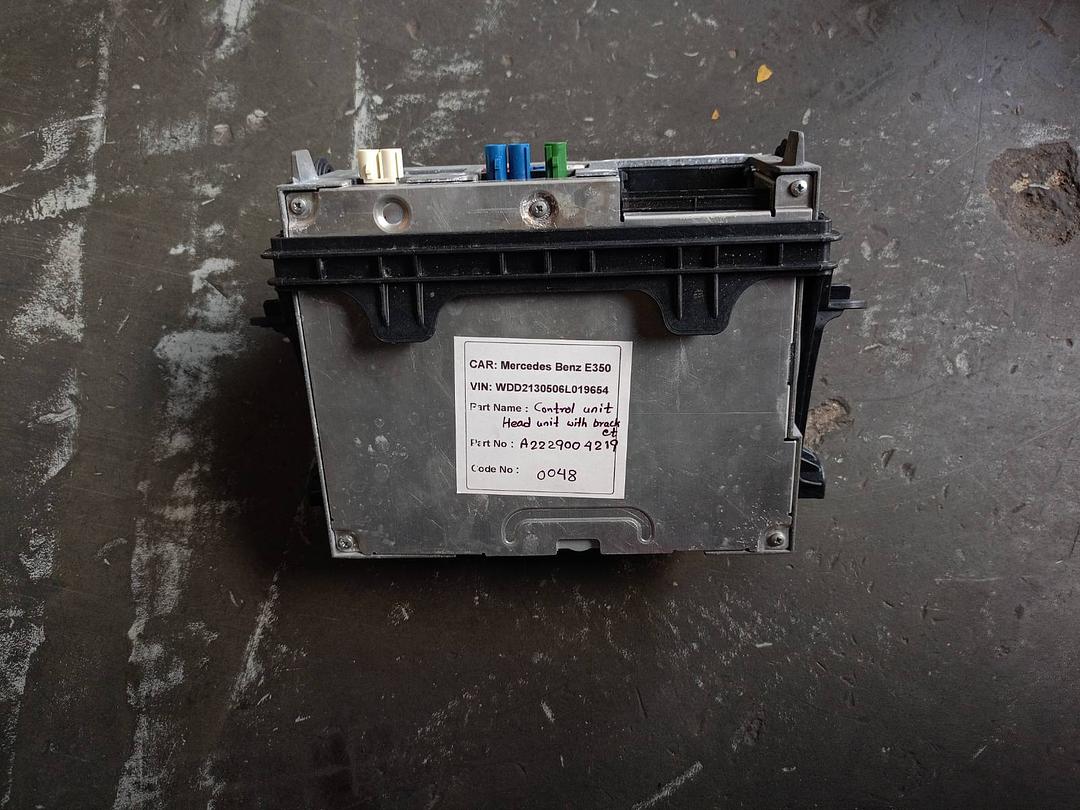 Mercedes-Benz E350 2018 W213 Control Unit Head Unit With Bracket (used) - A2229004219