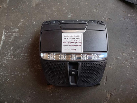 Mercedes-Benz E350 2018 W213 Control Unit Roof Mounted Operating (used) - A0009006217