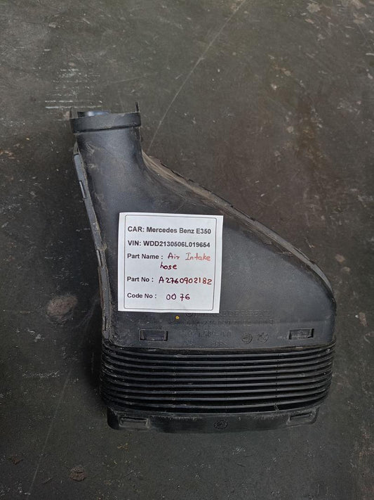 Mercedes-Benz E350 2018 W213 Air Intake Inlet Hose (used) - A2760902182