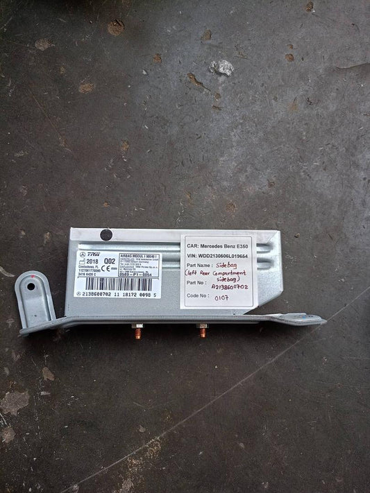 Mercedes-Benz E350 2018 W213 Rear Seat Airbag Left (used) - A2138600702