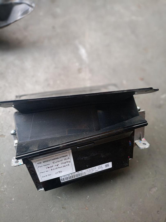 Mercedes-Benz E350 2018 W213 Control Unit Head Up Display (used) - A2139003609