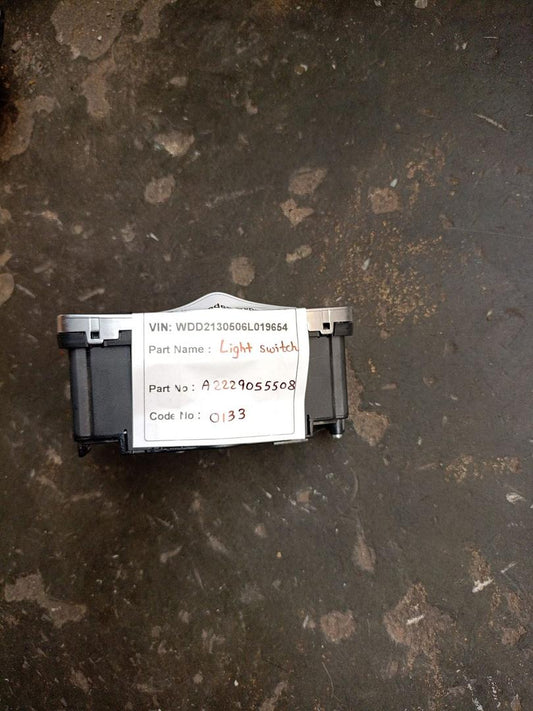 Mercedes-Benz E350 2018 W213 Headlight Switch Control Unit (used) - A2229055508
