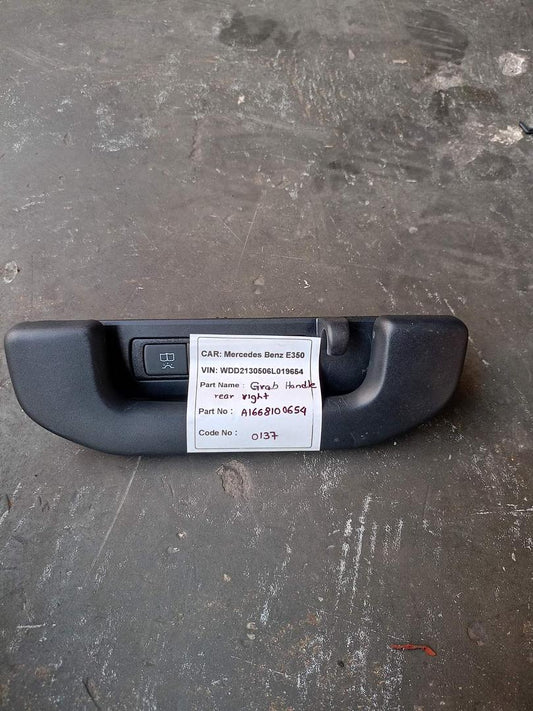 Mercedes-Benz E350 2018 W213 Grab Handle Rear Right (used) - A1668100654