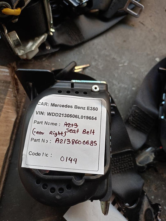 Mercedes-Benz E350 2018 W213 Rear Right Seat Belt (used) - A2138600685